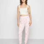 Z62T1076 Women Anna Field 2 Pack Pyjama Bottoms Pink/Grey