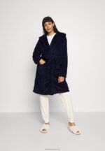 Z62T1077 Women Anna Field Dressing Gown Blue - Image 2
