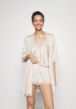 Z62T1078 Women Anna Field Dressing Gown Off-White - Image 2