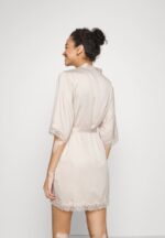 Z62T1078 Women Anna Field Dressing Gown Off-White - Image 3