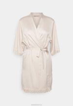 Z62T1078 Women Anna Field Dressing Gown Off-White - Image 5