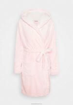 Z62T1079 Women Anna Field Maelis Dressing Gown Pink - Image 5
