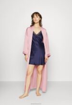 Z62T1080 Women Anna Field Bridal Dressing Gown Dressing Gown Pink - Image 2