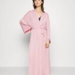 Z62T1080 Women Anna Field Bridal Dressing Gown Dressing Gown Pink