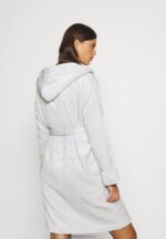 Z62T1082 Women Anna Field Maelis Dressing Gown Grey - Image 3