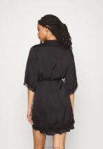 Z62T1085 Women Anna Field Dressing Gown Black - Image 3