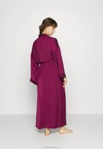 Z62T1086 Women Anna Field Bridal Dressing Gown Dressing Gown Purple - Image 4