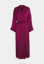Z62T1086 Women Anna Field Bridal Dressing Gown Dressing Gown Purple - Image 5