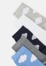 Z62T1150 Women Anna Field 5Pk Cloud Socks Socks Multi-Coloured - Image 2