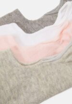 Z62T1153 Women Anna Field 8 Pack Trainer Socks Pink, White, Grey - Image 2