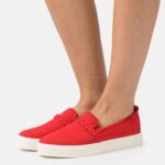 Z62T1197 Women Anna Field Slip-Ons Red