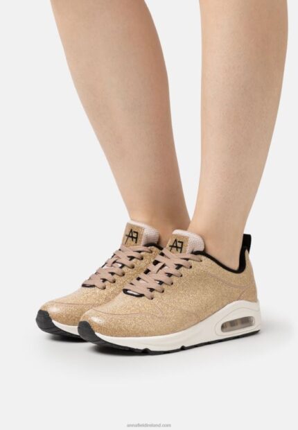Z62T1202 Women Anna Field Trainers Gold