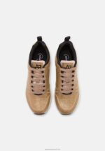 Z62T1202 Women Anna Field Trainers Gold - Image 6