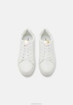 Z62T1204 Women Anna Field Trainers White/Gold - Image 6