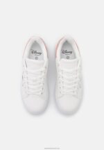 Z62T1207 Women Anna Field Disney Mickey Mouse Trainers White/Light Pink - Image 6