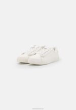 Z62T1208 Women Anna Field Trainers White/Silver - Image 3