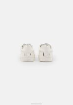 Z62T1208 Women Anna Field Trainers White/Silver - Image 4