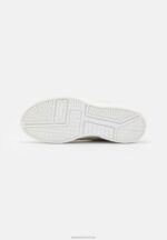 Z62T1217 Women Anna Field Leather Trainers Beige - Image 5