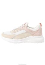 Z62T1219 Women Anna Field Leather Trainers White - Image 2