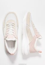 Z62T1219 Women Anna Field Leather Trainers White - Image 4