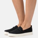 Z62T1221 Women Anna Field Slip-Ons Black