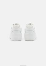 Z62T1224 Women Anna Field Leather Trainers White - Image 4