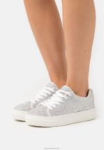 Z62T1225 Women Anna Field Trainers Silver