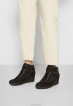 Z62T1228 Women Anna Field High-Top Trainers Black - Image 4