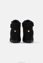 Z62T1228 Women Anna Field High-Top Trainers Black - Image 7