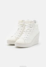 Z62T1229 Women Anna Field High-Top Trainers White - Image 2