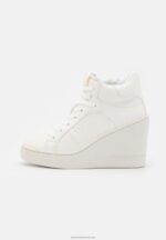 Z62T1229 Women Anna Field High-Top Trainers White