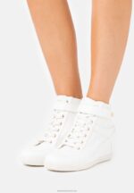 Z62T1230 Women Anna Field High-Top Trainers White