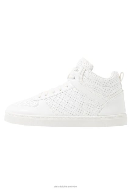 Z62T1233 Women Anna Field High-Top Trainers White