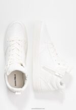 Z62T1233 Women Anna Field High-Top Trainers White - Image 8