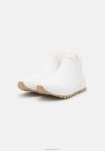 Z62T1236 Women Anna Field High-Top Trainers White - Image 3