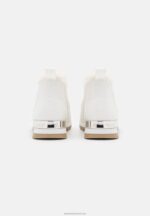 Z62T1236 Women Anna Field High-Top Trainers White - Image 4