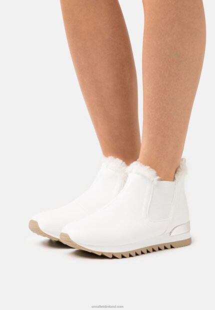 Z62T1236 Women Anna Field High-Top Trainers White
