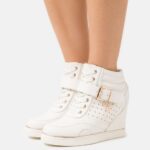 Z62T1239 Women Anna Field High-Top Trainers White