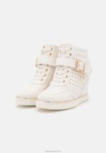 Z62T1239 Women Anna Field High-Top Trainers White - Image 3