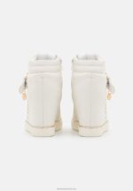 Z62T1239 Women Anna Field High-Top Trainers White - Image 4