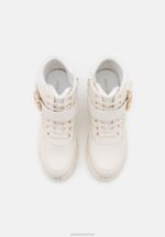 Z62T1239 Women Anna Field High-Top Trainers White - Image 6
