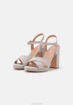 Z62T1292 Women Anna Field Sandals Light Grey - Image 3