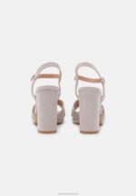 Z62T1292 Women Anna Field Sandals Light Grey - Image 4