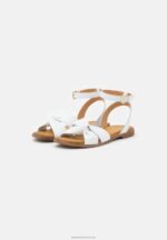 Z62T1293 Women Anna Field Leather Sandals White - Image 5