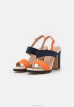 Z62T1296 Women Anna Field High Heeled Sandals Dark Blue - Image 3