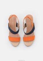 Z62T1296 Women Anna Field High Heeled Sandals Dark Blue - Image 6
