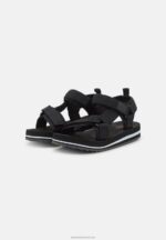 Z62T1298 Women Anna Field Walking Sandals Black - Image 3
