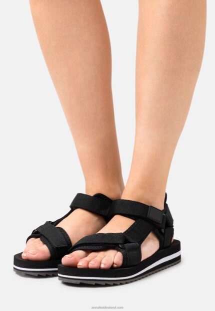Z62T1298 Women Anna Field Walking Sandals Black
