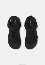 Z62T1298 Women Anna Field Walking Sandals Black - Image 6