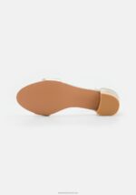 Z62T1301 Women Anna Field Leather Sandals Gold - Image 5
